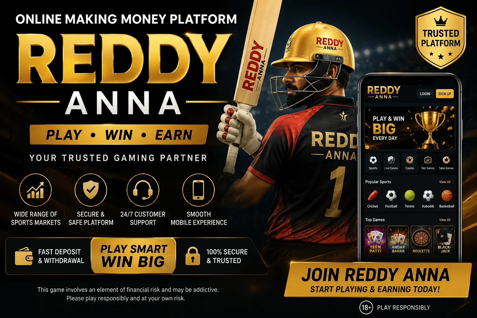 Online Making Money Platform REDDY ANNA